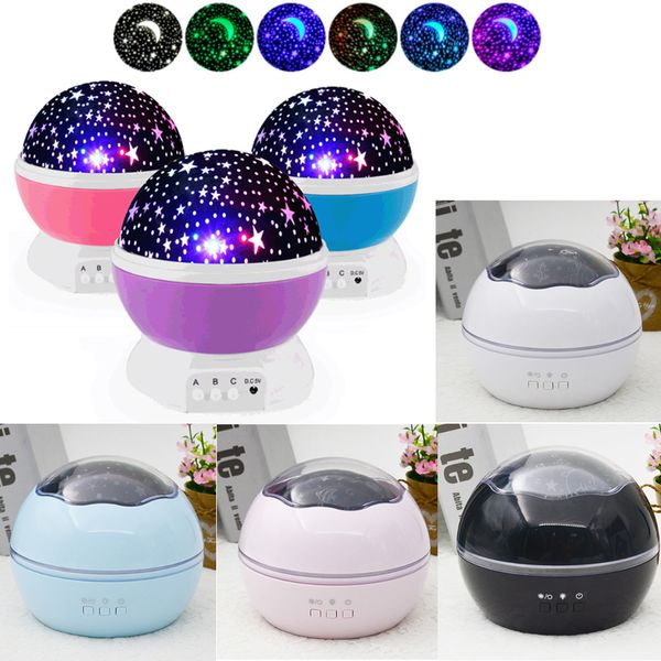 

new led starlight dream rotate romantic starlight projection lamp usb battery babysbreath gifts decorative night light