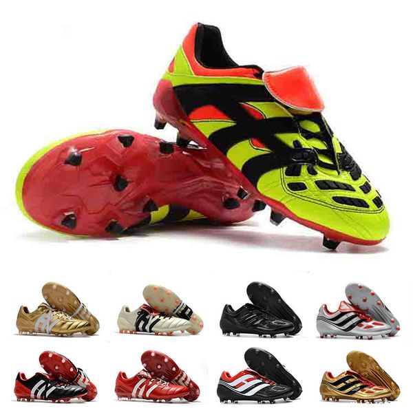 

predator accelerator soccer shoes electricity fg db david beckham becomes 19 men cleats football boots size 39-46