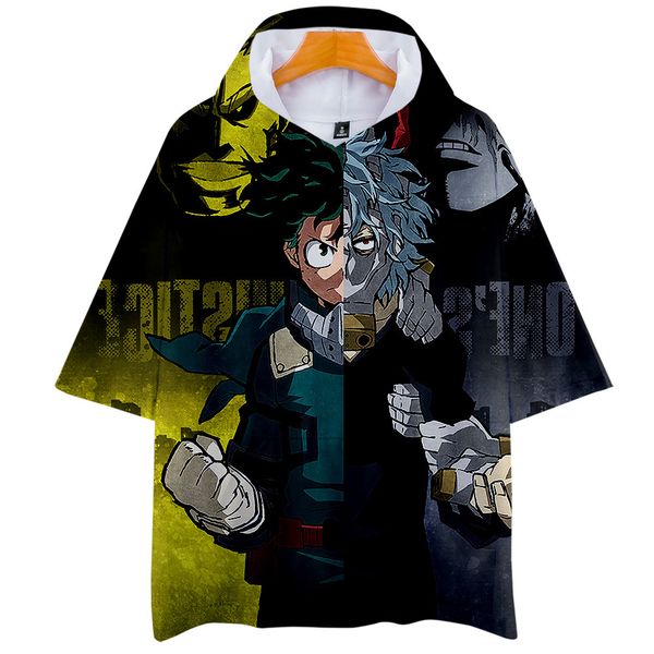 

i of trend hero college 3d digital printing leisure time belt cap short sleeve shirt t shirts, Gray;blue