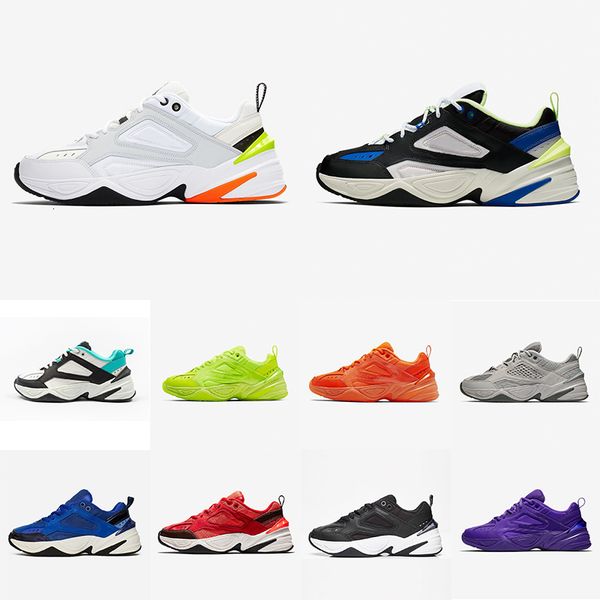 

дизайнеры m2k tekno мужчины женщины спортивные кроссовки гель в оранжевый свет кости черный вольт вельвет пакет отличное качество различные