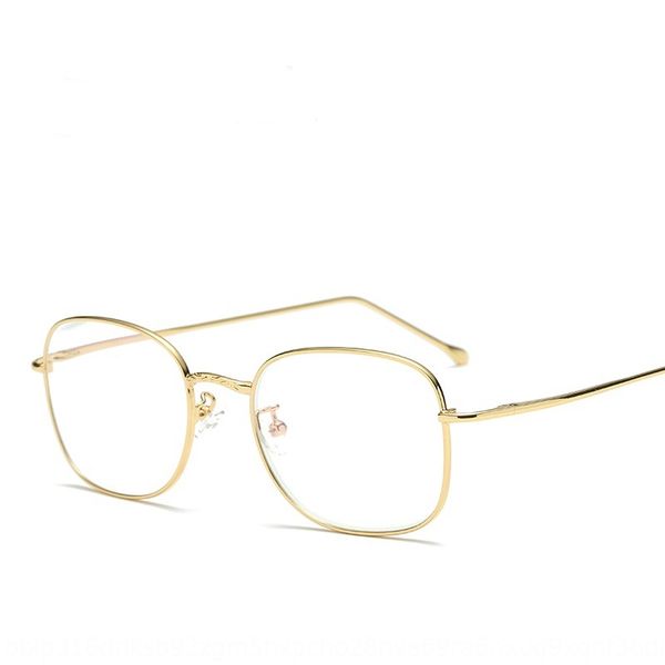 

coated men's plain classic square 9006 coated men's plain frame classic square frame 9006 glasses glasses, Silver