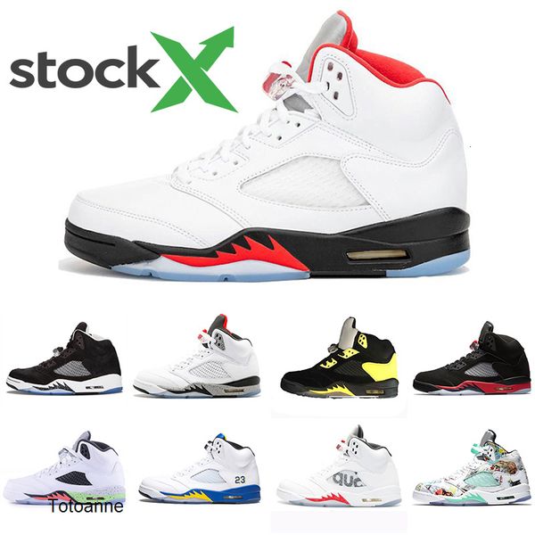 

stoct x 5 5s basketball shoes for men trophy room camo suede red mens fresh prince grape trainers sports shoes sneakers