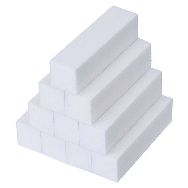 

10pcs/set sponge buffer files for uv gel diy accessories manicure grinding sanding block nail art tool pedicure practical tips