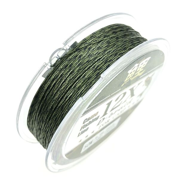 

12 strings 50 m hooklink line carp fishing soft hook link uncoated braid line for hair rig green brown more smoothly leader