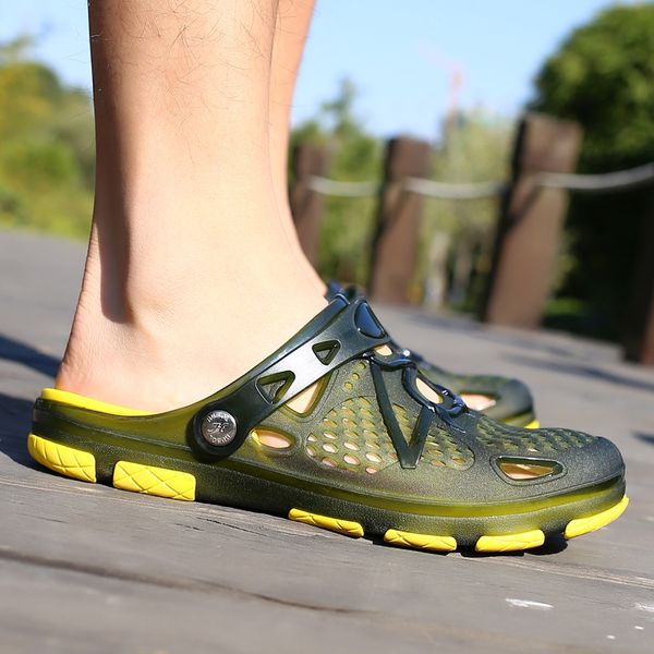 

original new garden flip flops water shoes men upstream 2020 summer beach aqua slipper outdoor swimming sandals gardening shoes