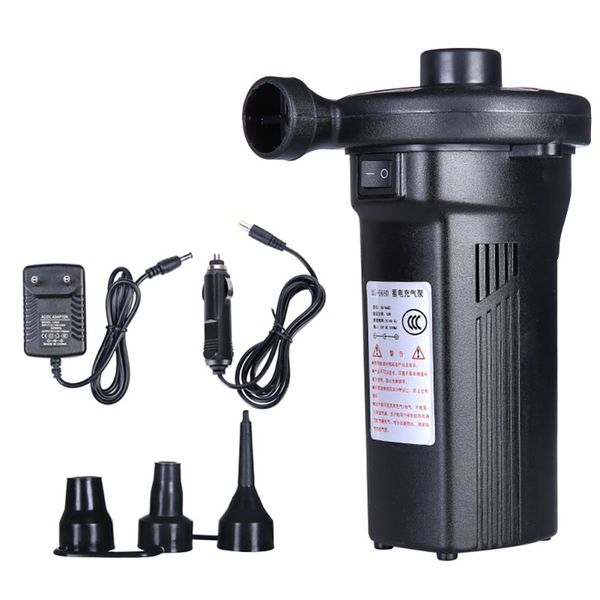 

1200mah air pump outdoor electric air pump fast filling portable car auto inflate mattress rechargeable eu/uk/us plug