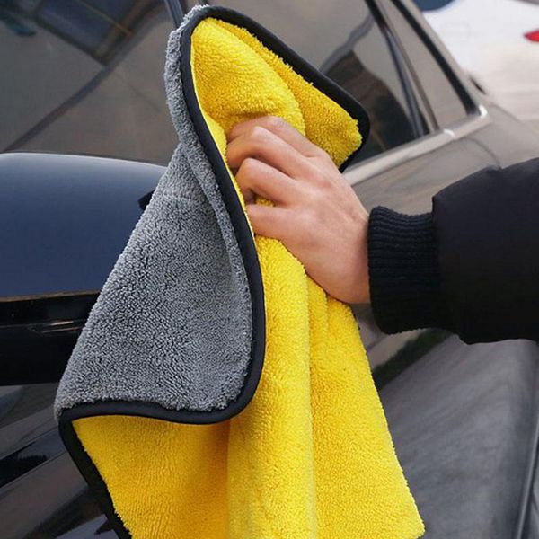 

car cleaning cloth super absorbency 38cmx45cm microfiber auto towel ultra size towel one-time drying the whole vehicles