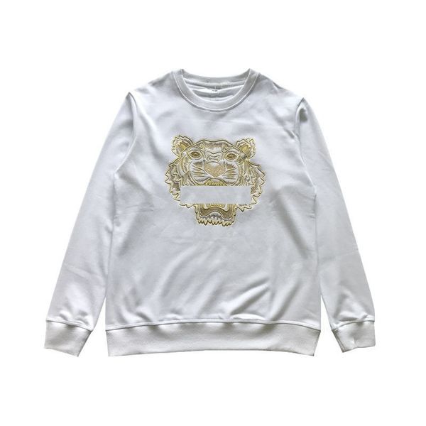 

мужская дизайнерская толстовка толстовка уличная одежда тигр вышивка модный бренд толстовка для осени терри высокого качества тигр узоры тол, Black