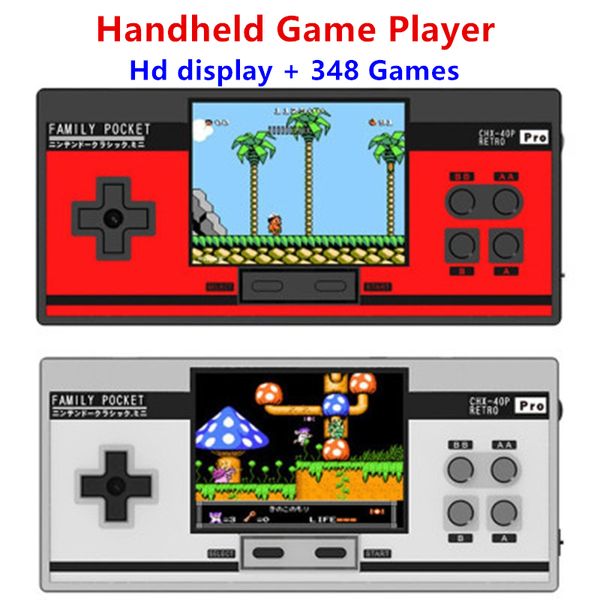 

new handheld game players family pocket chx-40p pro retro fc mini handheld game console nostalgic fc games player retro game consoles