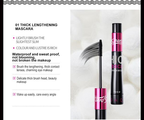 Fibra 3D Trucco ciglia Allungamento mascara Volume Express Maquiagem Ciglia BIOAQUA Marca 2 in 1 ciglia finte + Mascara