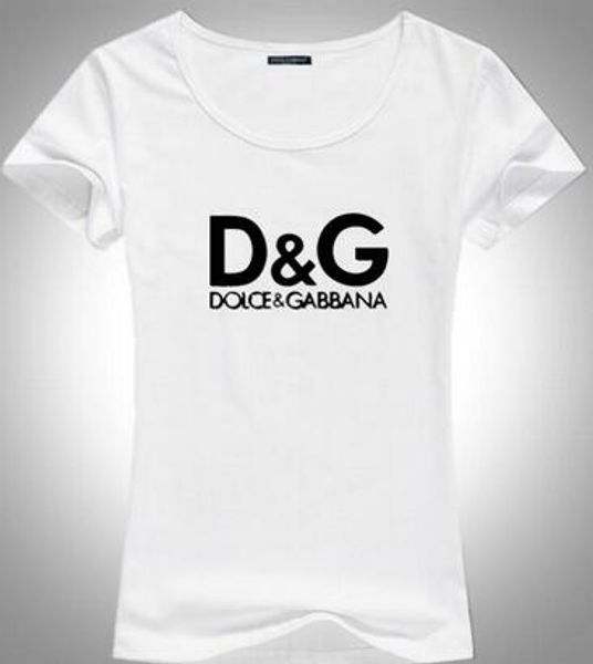 

New 13 aaa 13 dolce aaa 13 gabbana ummer women t hirt good better hort lady clothing hort leeve tee ca ual hipping, White