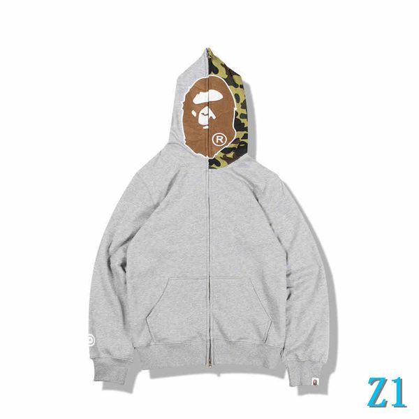 

mens fashion hoodie hip hop brand zipper jacket hoodie streetwear brand sweater mens cool fashion style head lice print hoodie coatz1, Black
