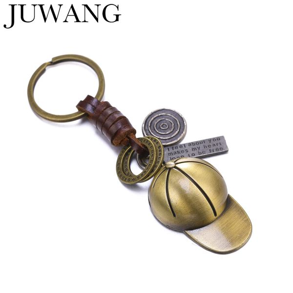 

2019 new creative metal friendship cowboy hat keychain for men women car keychain key ring male jewelry souvenirs gift, Silver