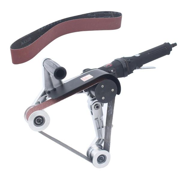 

pneumatic pipe polisher belt sander 760x40mm polishing tools