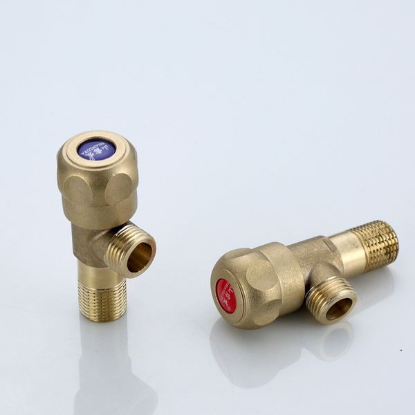 

chenglang factory wholesale copper and cold triangle valve household three-head one in two out water svalve switch