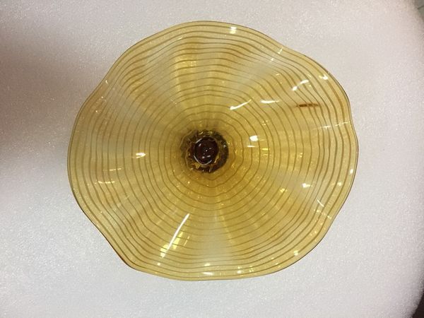 2019 2020 New 100 Hand Blown Glass Wall Plates Living Room Amber Cheap Murano Glass Wall Lamps From Modernartlight 58 3 Dhgate Com