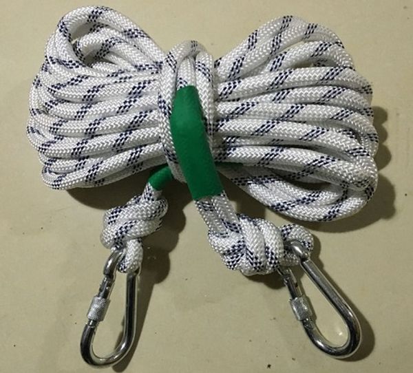 

30m 1500kg 12mm aerial work home life-saving tall building safety insurance steel wire rope sport harness lifting sling