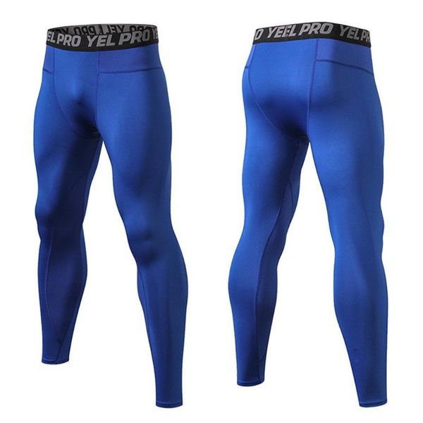 

men training sports trouser fitness leggings men sport quick dry running pants leggins quick tights leggings fitness 2020, Black