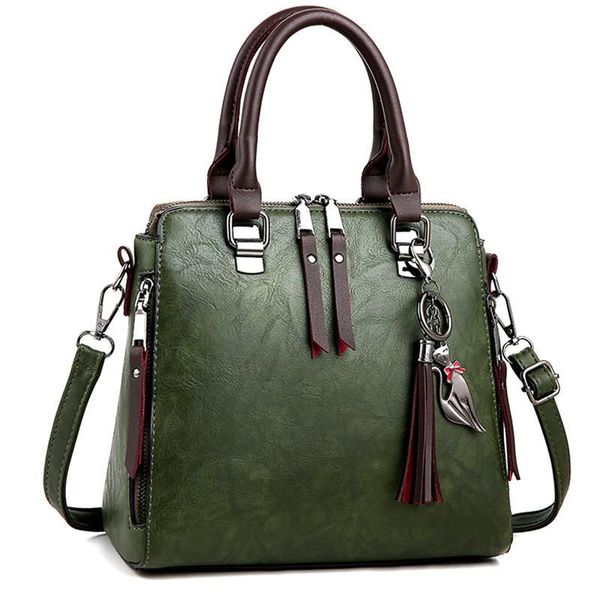 

luxury vintage ladies hand bags totes tassel crossbody bags for women 2019 famous leather woman shoulder messenger bag w387