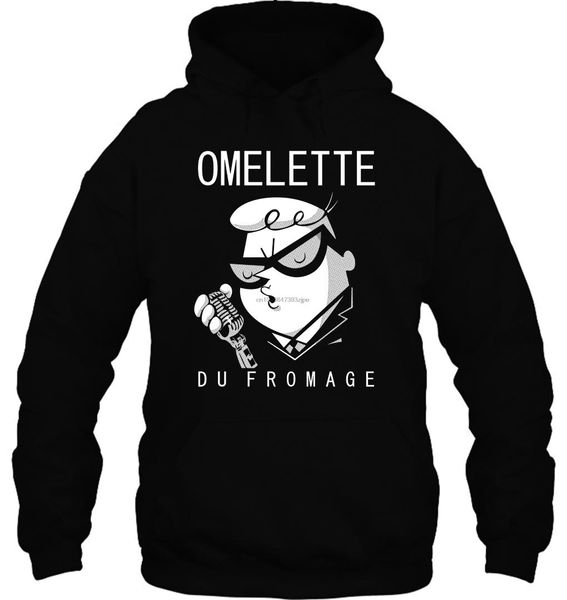 

men hoodie omelette du fromage dexter women streetwear, Black