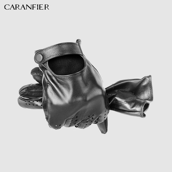 

fashion- mens genuine leather gloves male goatskin thin spring summer autumn driving anti-skid mittens men gloves, Blue;gray
