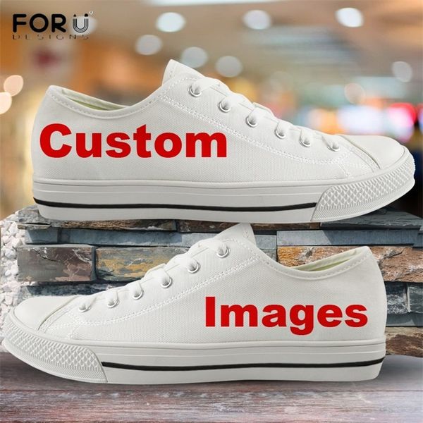 

forudesigns custom your /image/text/name print woman low canvas breath light lace up shoes women spring footwear mx200801, Black