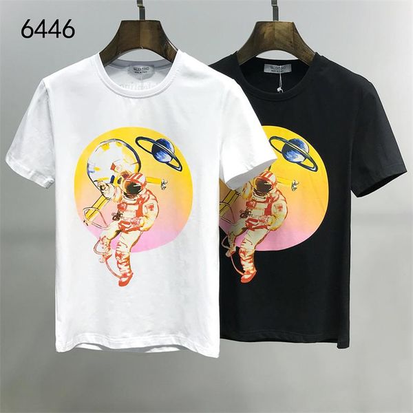 

fashion luxury mens designer t shirts summer t shirt crane printing designer t shirt hip hop fashion men women sleeve tees size: -3xl, White;black
