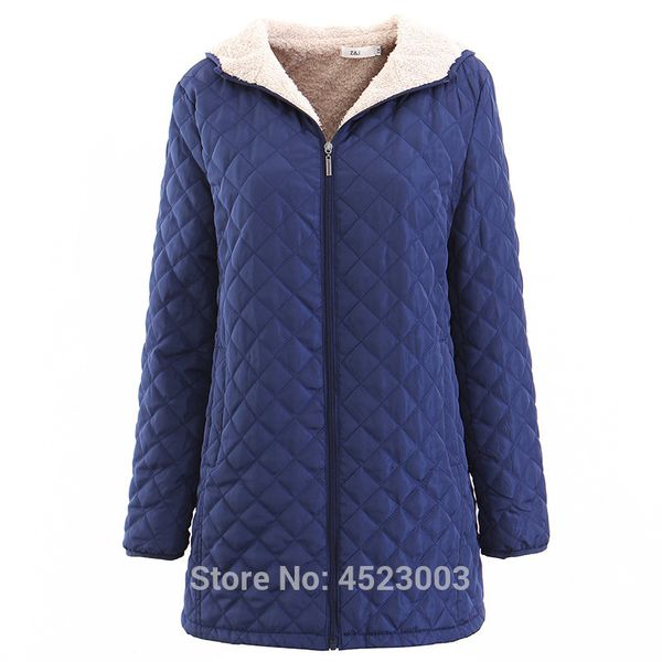 

new solid color women parkas jacket winter warm hooded coats casual women long sleeve coat outwear, Black