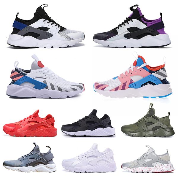 

2020 huarache 4.0 1.0 men women running shoes hurache triple white black huaraches women mens trainer huraches sports sneakers 36-45
