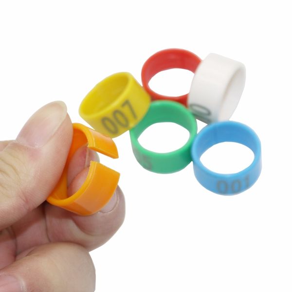 

500 шт птицеводство оборудование внутренний диаметр 2,0 / 1,8 / 1.6cm пластиковые открытого типа пряжка chicken duck bird digital foot кольц