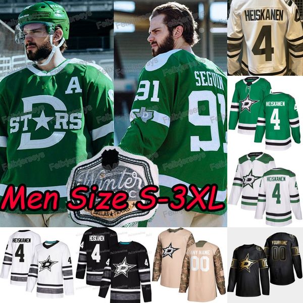 

Dalla tar 2020 winter cla ic men lady youth 91 tyler eguin roope hintz alexander radulov miro hei kanen joe pavel ki jamie benn jer ey, Black;red