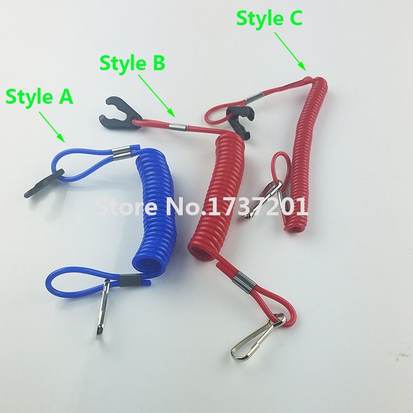 

2pcs/pack atv quad safety tether lanyard cord for skill switch jet ski boat yamaha raptor banshee blaster 4 wheeler