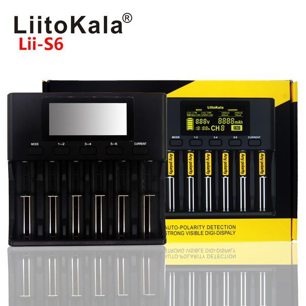 

Liitokala Lii-S1lii-S2-S4 ЛИИ Автоматическое определение полярности 18650 26650 18350 18340 батарейки