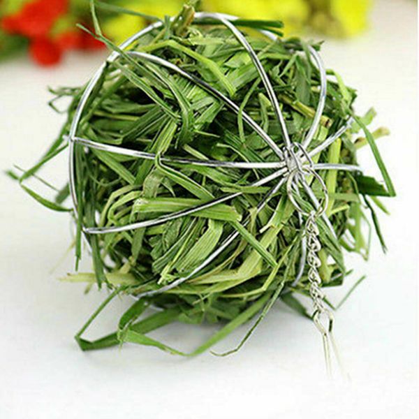 

висит металлическая сфера pet морская свинка хомяк крыса кролик фидер дозатор мяч игрушка