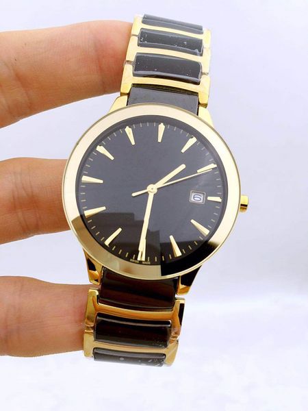 

men's watch royal oak stainless steel casual calendar rd quartz watch stainless steel waterproof shockproof in, Slivery;brown