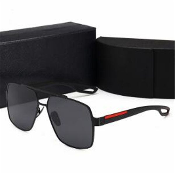

classic selling men's sunglasses the trend of versatile polarizing square glasses outdoor sports riding windproof sunglasses002, White;black