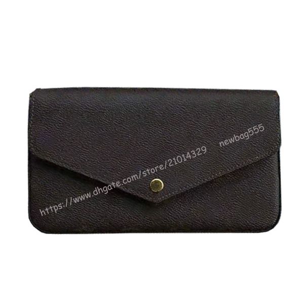 

brand pochette bag 3 holder set chain shoulder real pcs with crossbody felicie leather handbag messenger bag clutch card box mini 6 mewmd, Red;black