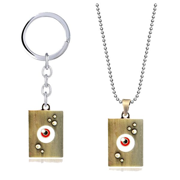 

anime jewelry x keychain kurapika pendant key ring holder for women men jewelry christmas gifts, Silver