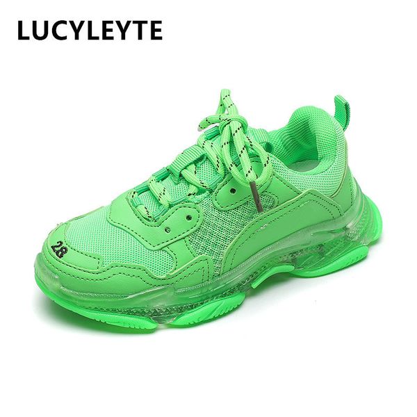 

spring and autumn ins online celebrity children sports shoes girls dad shoes 2020 summer boy's network breathable, Black