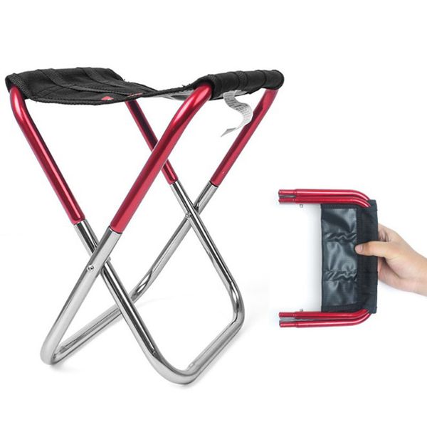 

folding fishing picnic chair lightweight camping foldable aluminium cloth outdoor portable easy to carry fishing tools