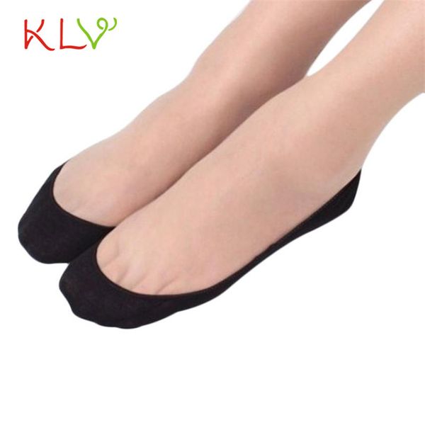 

cotton lace antiskid invisible liner no show women's fashion 17aug22, Black;white