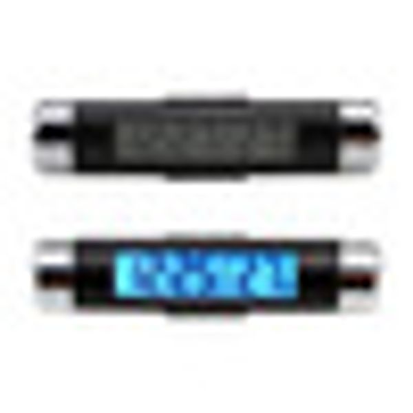 

2in1 mini air vent outlet car clock thermometer blue backlight car styling auto accessories digital time lcd display screen