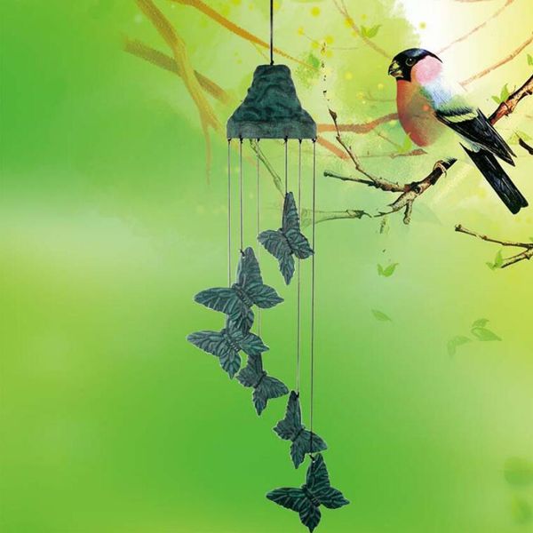 

54cm/21'' wind chimes antique butterfly design outdoor garden, creative gifts
