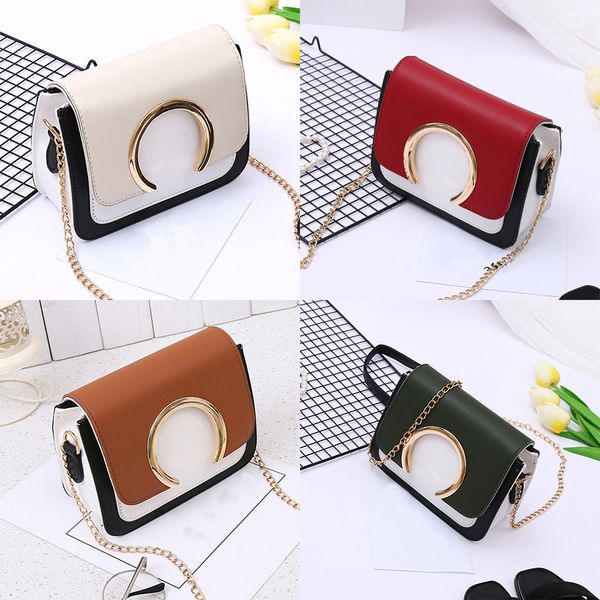 

women's fashion ring decoration patchwork crossbody shoulder bags 2019 new design ladies women's purses and hand bags hot