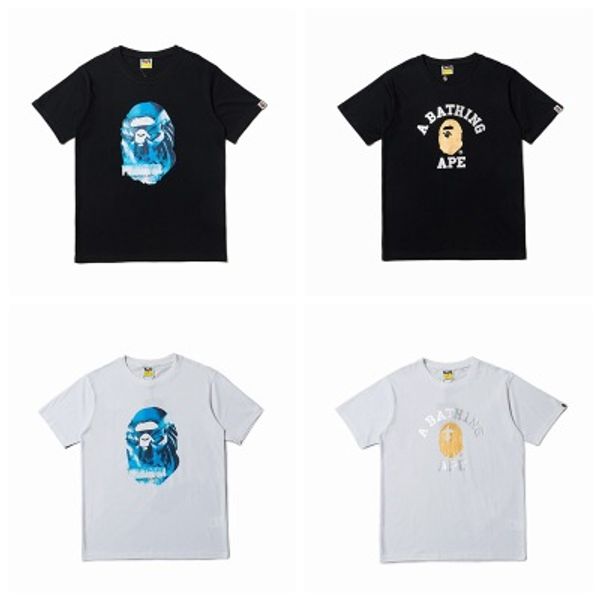 

19ss Мужские дизайнеры футболки камуфляж Apes head купальная футболка ape хип-хоп пулове