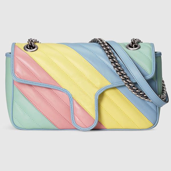 

women shoulder bags fashion marmont bags multiple color woman small bags size 23 cm model 447632
