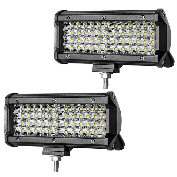 

waterproof 144w spot led work light bar driving offroad for atv suv truck lamp