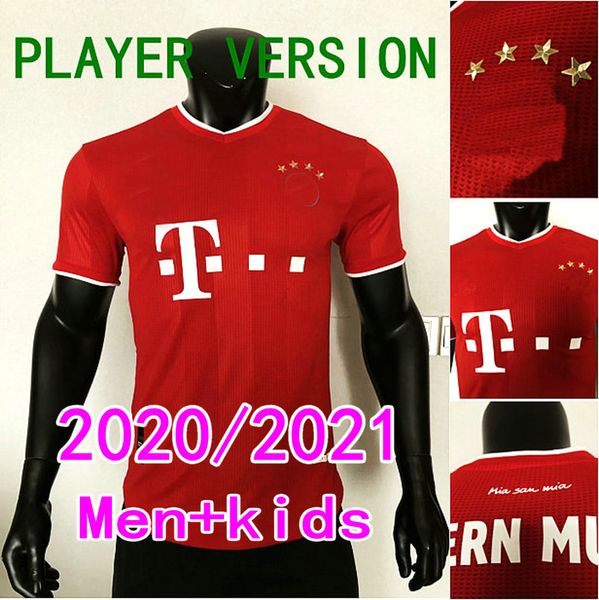 

2020 2021 bayern munich jerseys player version sane muller home away soccer jersey 20 21 soccer shirt munchen lewandowski football uniform, Black;yellow