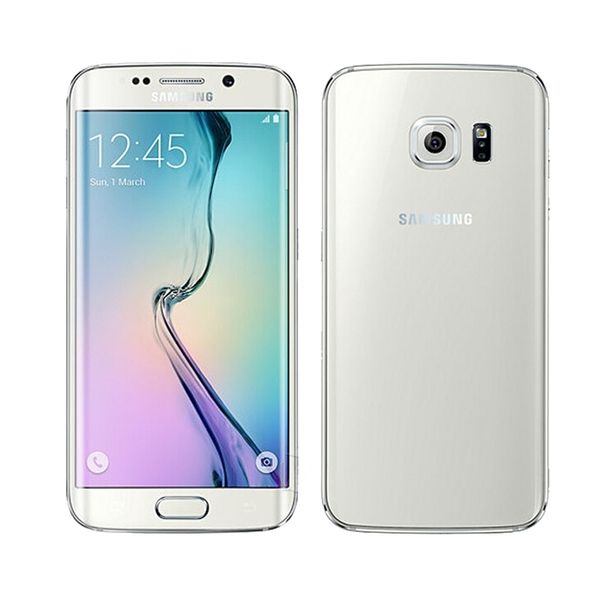 Восстановленное Оригинальный Samsung Galaxy S6 Edge G925A G925T G925F Octa Core 3GBRAM 32GBROM 4G LTE 16MP 5.1 