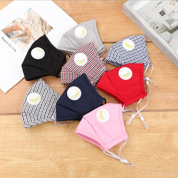 

anti dust mask with valve pm2.5 breathing filters protective face mouth cotton masks respirator reusable anti fog haze lxl1407q